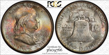 1950-D 50C MS66+ FBL