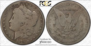 1879-CC $1 Capped Die N1