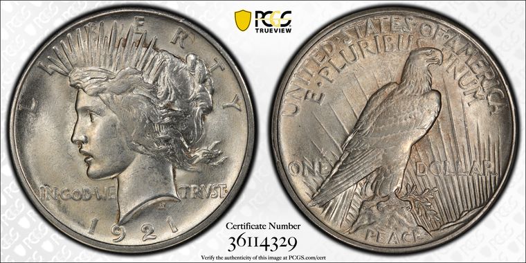 Cert 36114329 - Coin Image