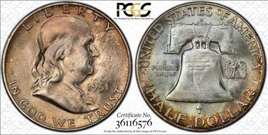 1951-S/S 50C RPM FS-501 MS66FBL