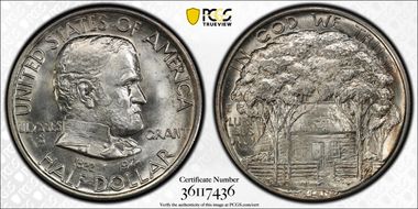 1922 50C Grant MS66