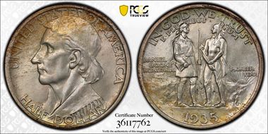 1935-S 50C Boone MS67