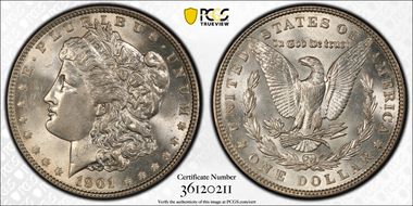 1901 $1 MS63
