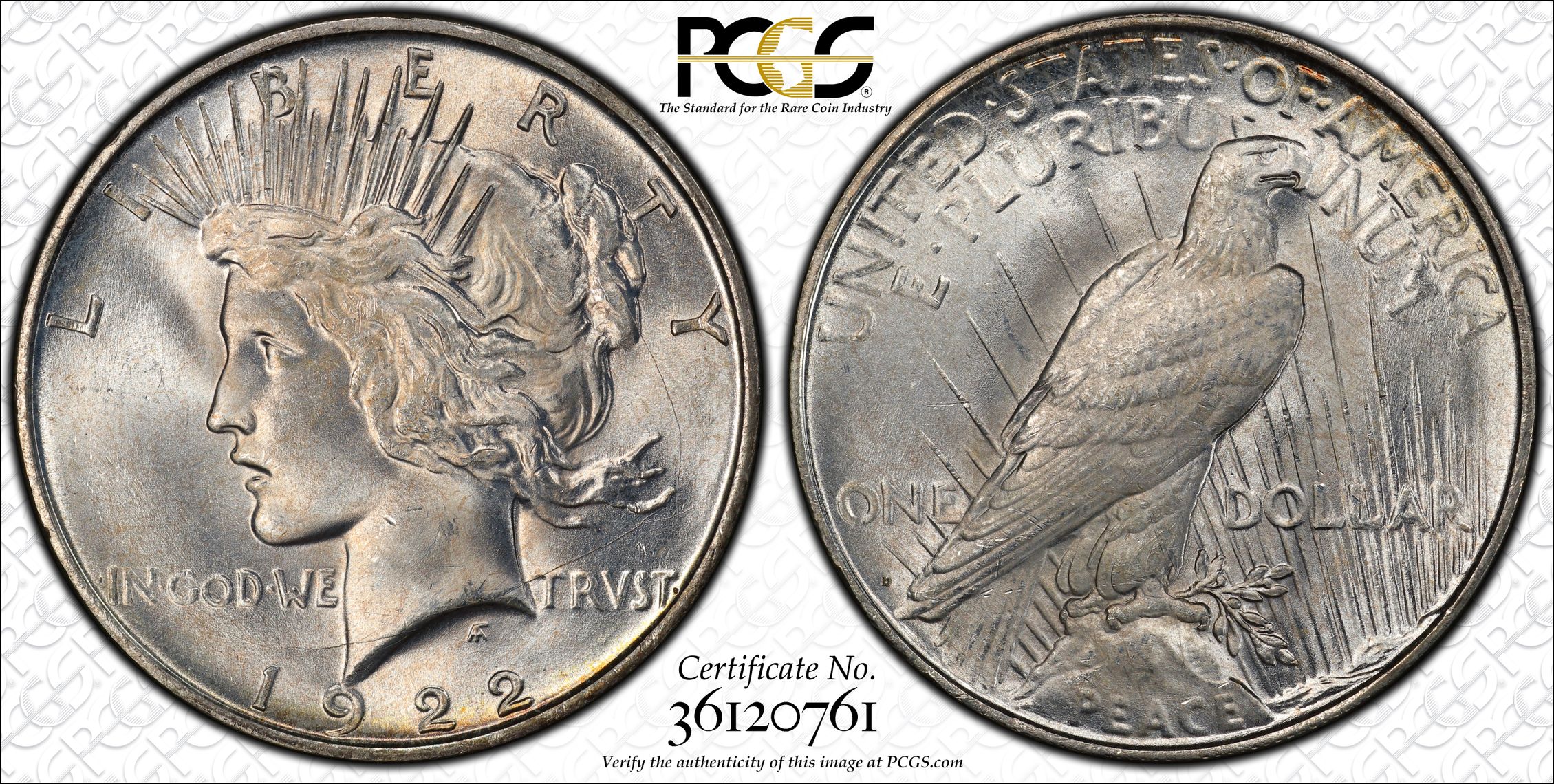 PCGS The Standard for the Rare Coin Industry