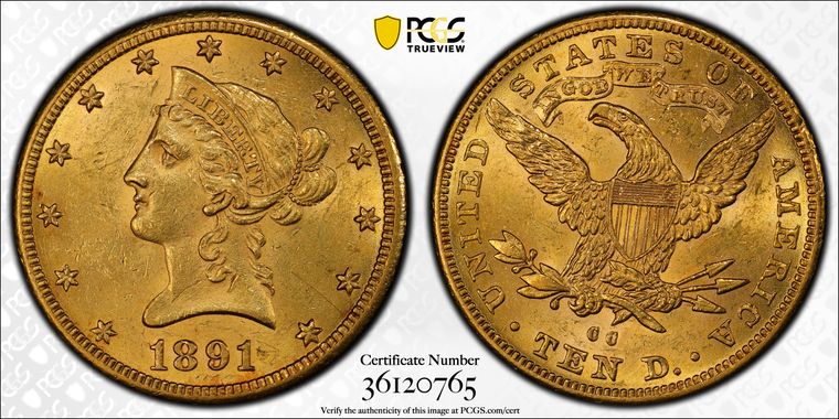 Cert 36120765 - Coin Image