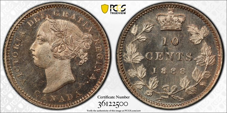 Cert 36122500 - Coin Image