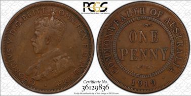 1919 (m) 1D No dots VF30BN