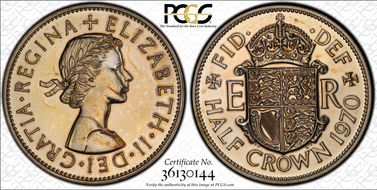 1970 1/2 Cr S-4145 PR65