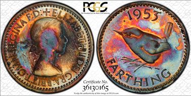 1953 1/4D S-4156 PR63RB