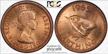 1955 1/4D S-4159 MS65RD