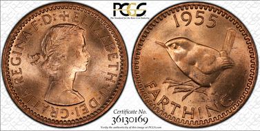 1955 1/4D S-4159 MS64RD