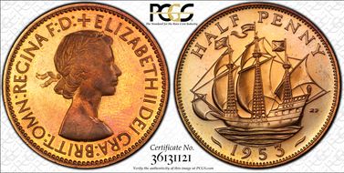 1953 1/2D S-4155 PR64RD