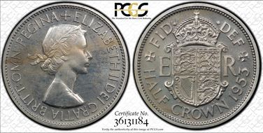 1953 1/2 Cr S-4137 PR64