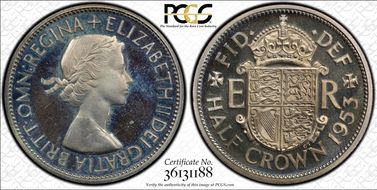 1953 1/2 Cr S-4137 PR64CAM