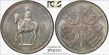 1953 Crown S-4136 Coronation MS65