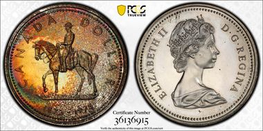 1973 S$1 R.C.M.P. Ag SP66