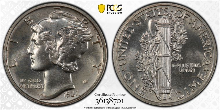 Cert 36138701 - Coin Image