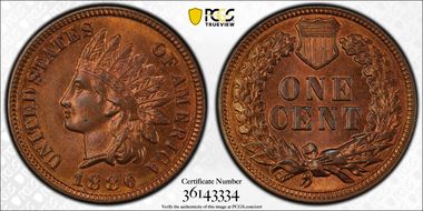 1886 1C Type 1 MS65RB