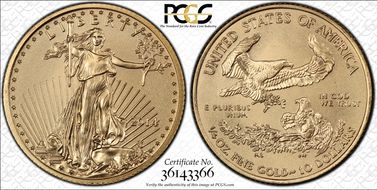 2014 $10 Gold Eagle MS69