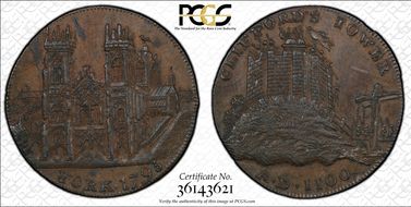 1795 Tk 1/2D DH-63 Yorkshire, York AU58BN