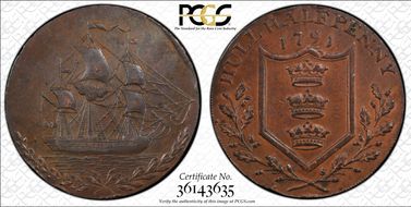 1791 Tk 1/2D DH-22 Yorkshire, Hull N1BN