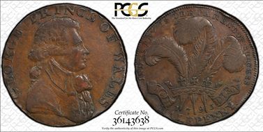 1795 Tk 1/2D DH-962a Middlesex, National AU53BN