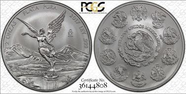 2017-Mo 2 Onza Libertad Ag MS69