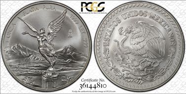 1999-Mo Onza Libertad Ag MS69