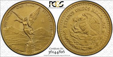2018-Mo 1/20 oz Libertad Gold First Strike MS70