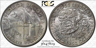 1952 40C Republic MS64