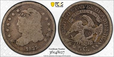 1835 H10C Small Date, Large 5C G4