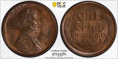 1918-S 1C MS65BN