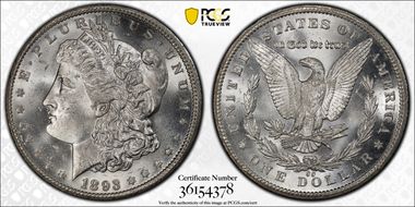 1893-CC $1 MS64