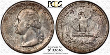 1932-S 25C MS65