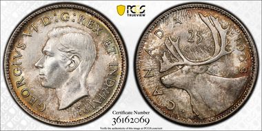 1938 25C MS65