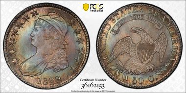 1822 50C O-106 MS67+