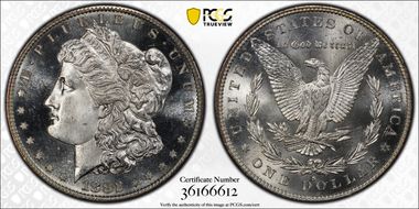 1882-S $1 MS67+