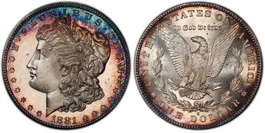1881-S $1 MS67