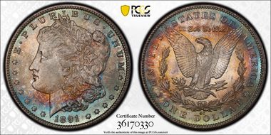 1891-CC $1 MS66