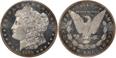 1888 $1 MS66DMPL