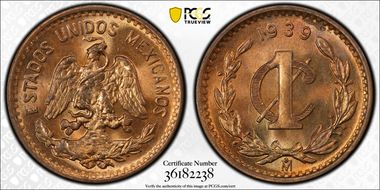 1939-Mo 1C MS65RB