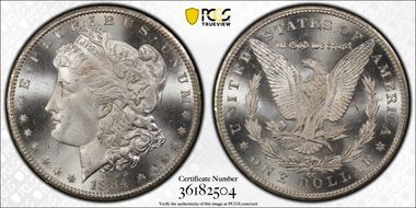 1884-CC $1 MS67+