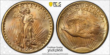 1912 $20 MS66