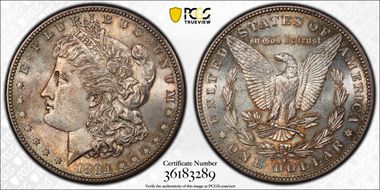 1884-S $1 MS63+
