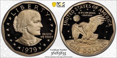 1979-S SBA$1 Type 1 PR70DCAM