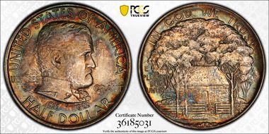 1922 50C Grant MS67