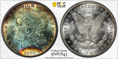 1880-S $1 MS63+