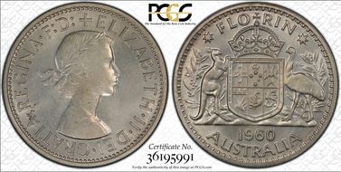 1960(m) Florin PR65