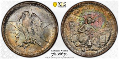 1934 50C Texas MS67+