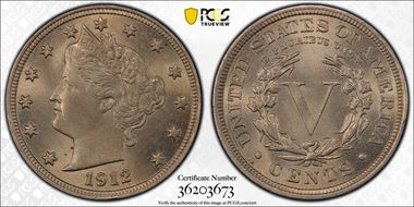 1912-D 5C MS66